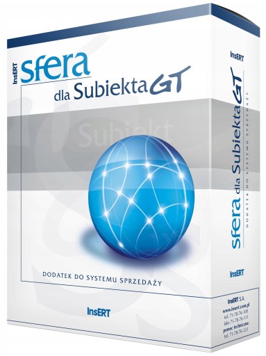 InsERT Sfera dla Subiekt GT licencja wieczysta
