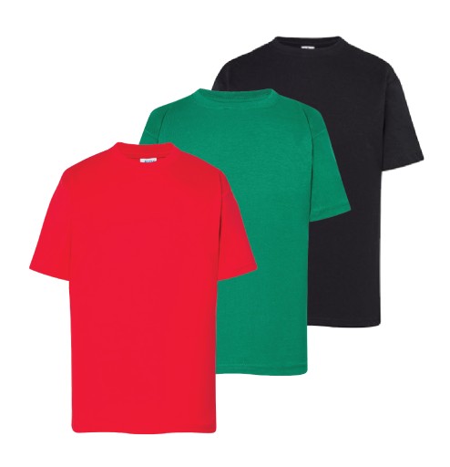 50 x T-Shirt dziecięcy TWÓJ NADRUK 1 kolor