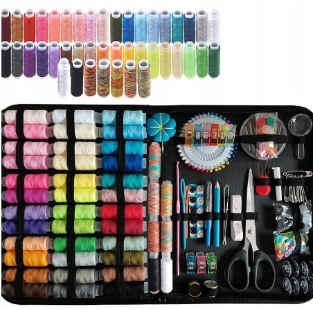 Przybornik krawiecki Organizer Do Szycia Nitki Igły Hobby Zestaw XXL 226EL