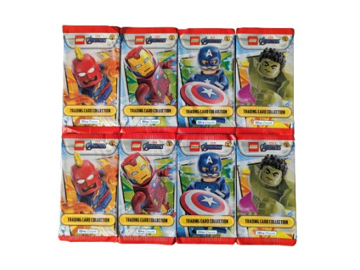 Karty LEGO AVENGERS Seria 1 8 szt Saszetek NOWE