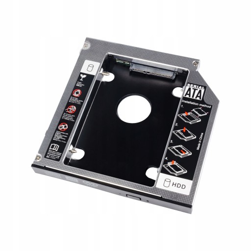 ADAPTER RAMKA NA DYSK 2,5'' SSD HDD zamias CD DVD