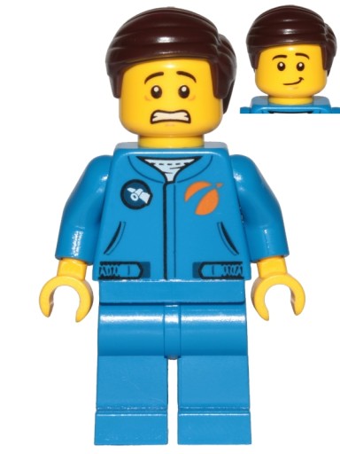 A13*LEGO SPACE FIGURKA KOSMONAUTA ASTRONAUTA na TRENINGU, NOWY
