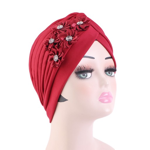 turban chemioterapii Modny Turban z kryształkami k