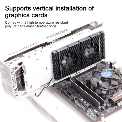Dodatkowy radiator do karty RTX 3090 RTX 4090 i inne chłodzenie GPU Tuning