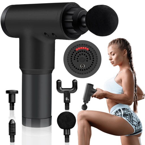 PISTOLET DO MASAŻU CIAŁA MOCNY MASAŻER MASSAGE GUN