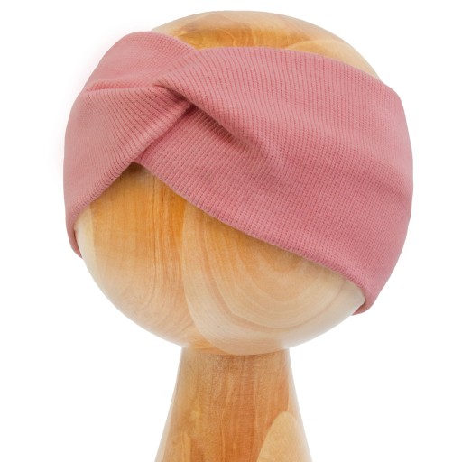 Szeroka OPASKA BAWEŁNIANA niemowlęca PRZEPLATANA 44-48cm, r. 74 80