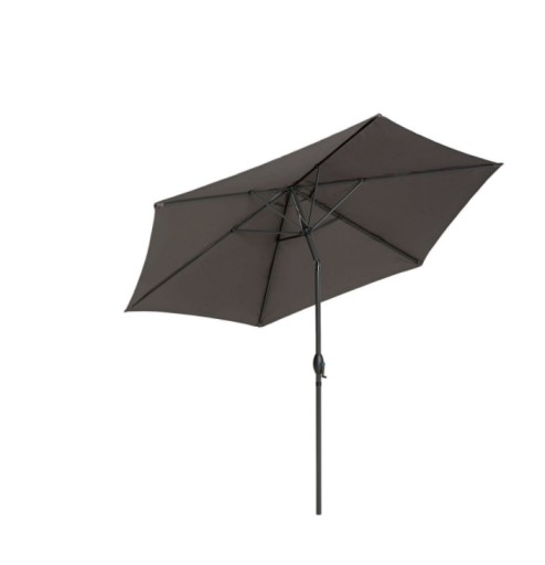 Parasol Florabest szary 300 x 249 cm