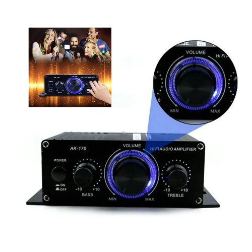 AMPLITUNER WZMACNIACZ STEREO RADIO MINI WZMACNIACZ