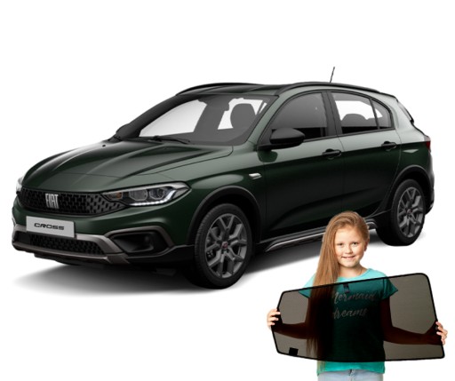 ZASŁONKI NA MAGNESACH FIAT TIPO HATCHBACK 2015-