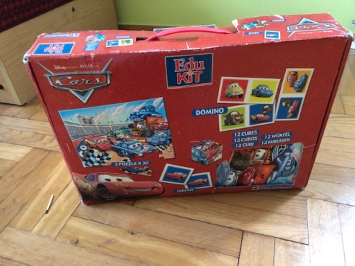 UKŁADANKA PUZZLE KLOCKI McQUEEN ZESTAW duży