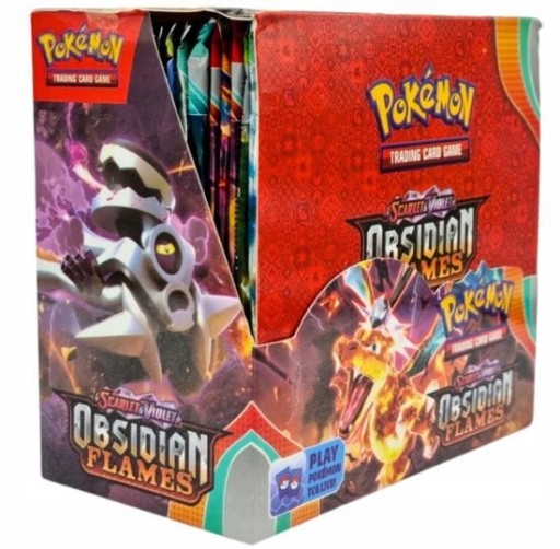 KARTY POKEMON OBSIDIAN FLAMES KOLEKCJONERSKIE 360 SZTUK EDYCJA LIMITOWANA