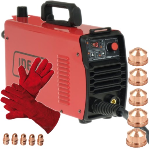 IDEAL PRAKTIK PLASMA 40 - Inwertorowa przecinarka plazmowa + zestaw 1