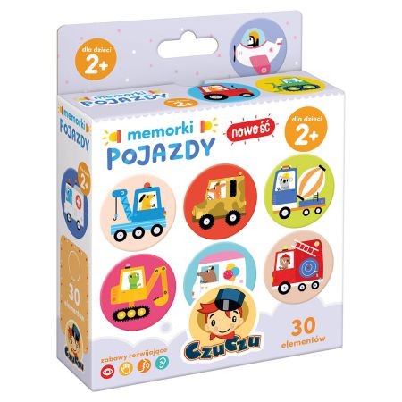 CzuCzu MEMORKI POJAZDY 2 LATA+