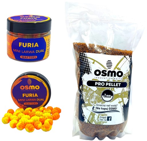 osmo FURIA + PRO PELLET jasny 2mm zestaw methoda