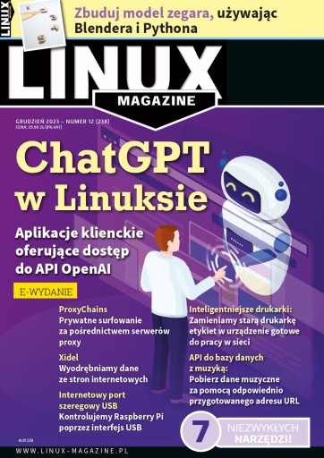 e-wydanie LinuxMagazine 12(238)2023 ChatGPT na Linuksie