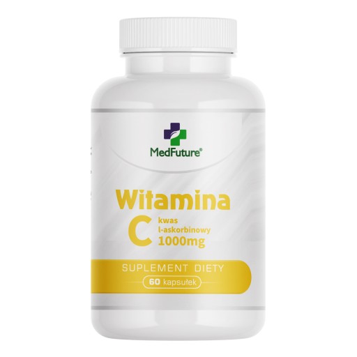 WITAMINA C 1000mg kwas askorbinowy 100% ODPORNOŚĆ