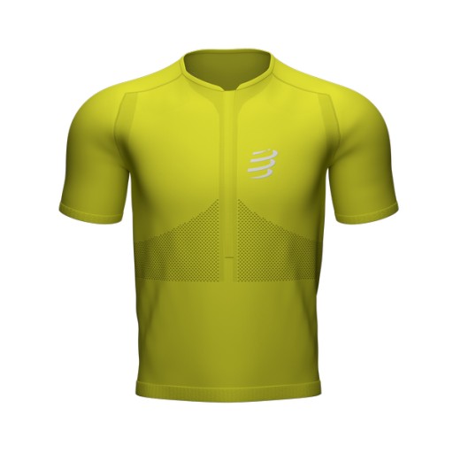 COMPRESSPORT Koszulka biegowa HALF-ZIP FITTED XL
