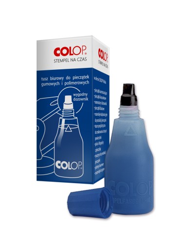 TUSZ DO PIECZĄTEK COLOP 25 ml niebieski