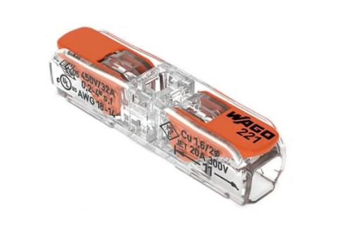 Szybkozłączka PRZELOTOWA 2 X 4 Wago 221-2411 złączka 10 szt