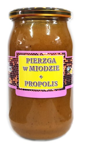 Pierzga w Miodzie z Propolisem Pasieka Trzebiszewo