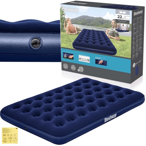 MATERAC DMUCHANY DO SPANIA BESTWAY 67002 191x137x22 2 OSOBOWY