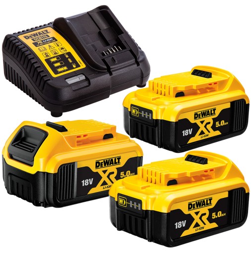 3x AKUMULATOR 18V DCB184 + ŁADOWARKA DCB115 DEWALT