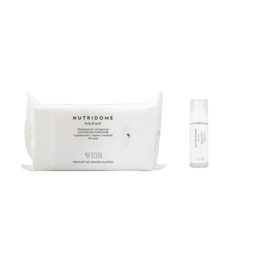 NUTRIDOME Krem pod oczy 30 ml + Mokre chusteczki