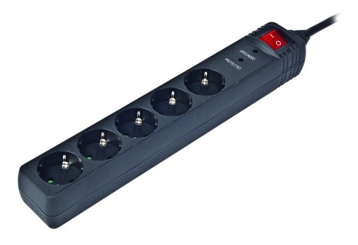 Listwa przeciwprzepięciowa EnerGenie SPG5-C-5 1,5m