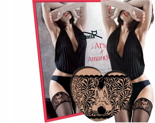 GATTA POŃCZOCHY ARS AMANDI 02 r.1/2 NERO