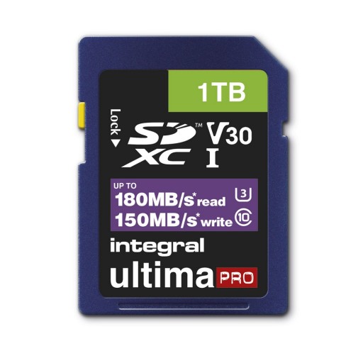 INTEGRAL Professional High Speed SDXC V30 UHS-I U3 1TB