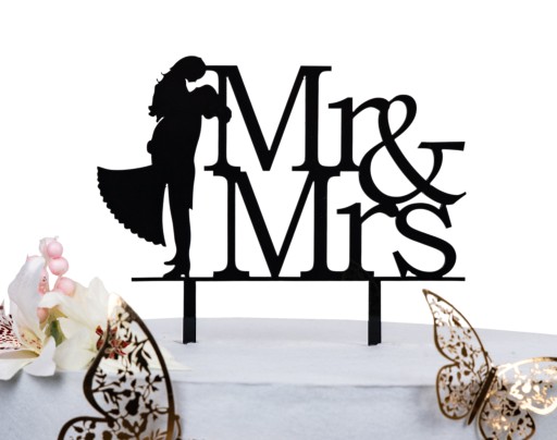 Topper TŚC-67-Mr & Mrs Ślub Wesele Czarny