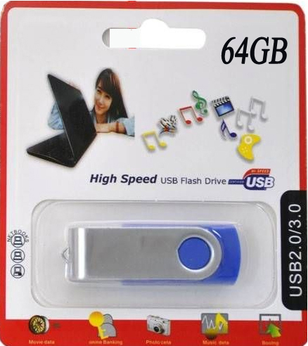 PENDRIVE USB 64GB TWISTER PAMIĘĆ 64 GB FLASH