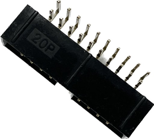 Wtyk IDC Z-WS20 kątowy do druku 20 pin