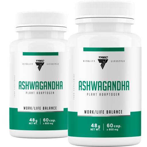 ASHWAGANDHA Forte 666 mg Na Stres Sen Ashwaganda Mocny Ekstrakt Z Korzenia