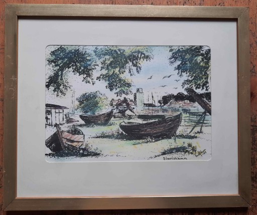 MARYNISTYKA AKWARELA SIMRISHAMN I