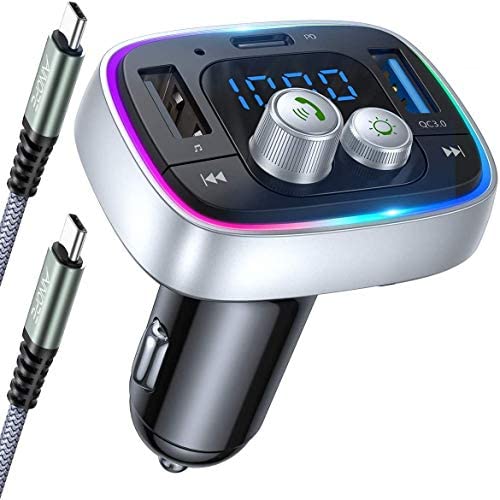 Transmiter FM ładowarka AINOPE MP3 USB-C BT 5.0