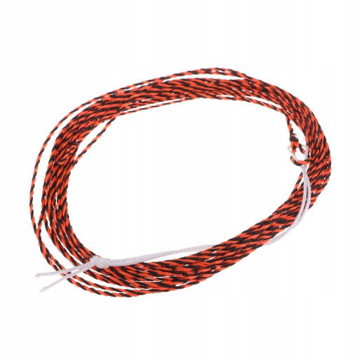Tenkara Fly Fishing Line - Pomarańczowy z Czarnym