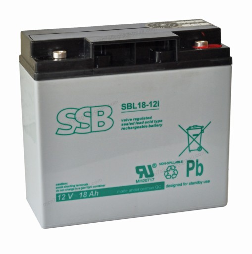 Akumulator AGM SSB SBL 18-12 18 Ah 12V