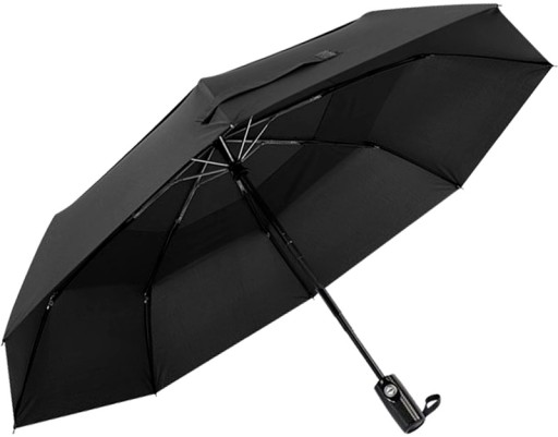 PARASOL MĘSKI DAMSKI PARASOLKA DAMSKA MĘSKA AUTOMAT CZARNA MOCNA UNISEX