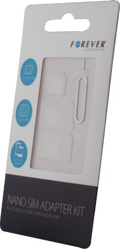 ADAPTER SIM FOREVER NANO- MICRO NANO-SIM MICRO-SIM