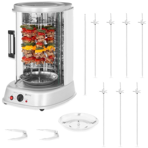 PIONOWY GRILL MINI OPIEKACZ KEBABA 7 SZPIKULCÓW