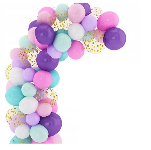 BALONY GIRLANDA z taśmą
