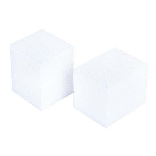 2x Kostka Blok Polerski Do Paznokci Bloczek Biały Polerka Gradacja 100/100