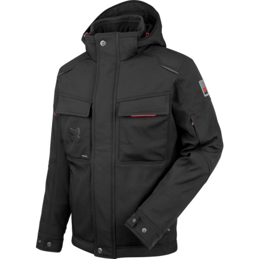 KURTKA ZIMOWA SOFTSHELL WURTH SCORPIUS BLACK XS