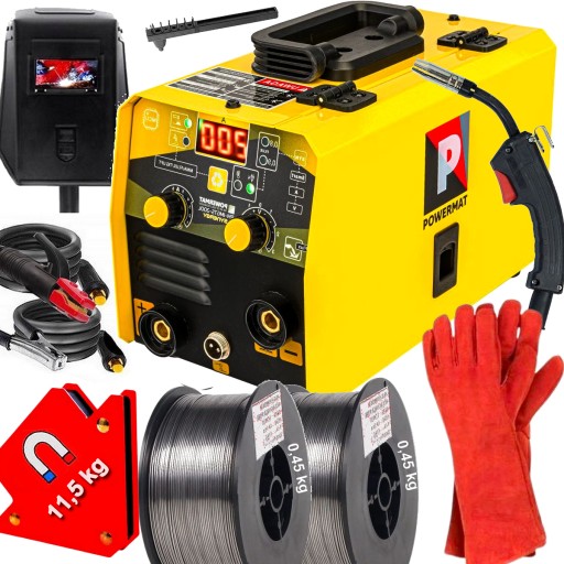 Spawarka Półautomat spawalniczy Migomat MMA,TIG LIFT SYNERGIA 200A 2x DRUT+