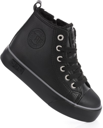 BIG STAR BUTY DZIECIĘCE ZIMOWE SKÓRA EKOLOGICZNA OCIEPLANE r. 34