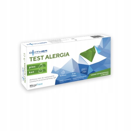 TEST ALERGIA pies kot