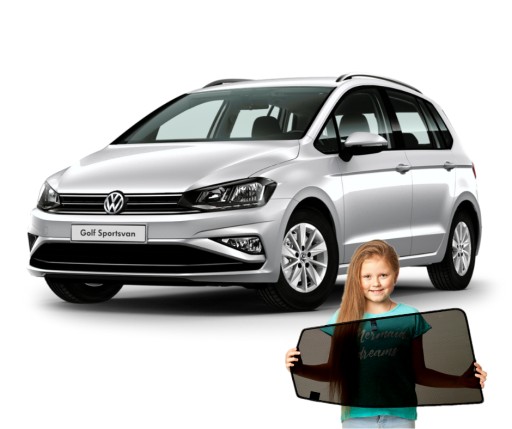 ZASŁONKI NA MAGNESACH VOLKSWAGEN GOLF SPORTVAN