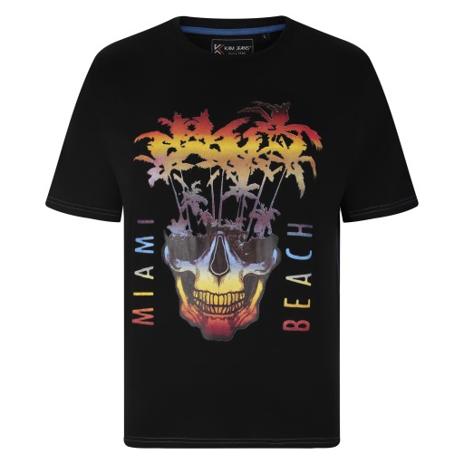 Duża koszulka męska T-SHIRT KAM duże rozmiary 4XL 156 cm