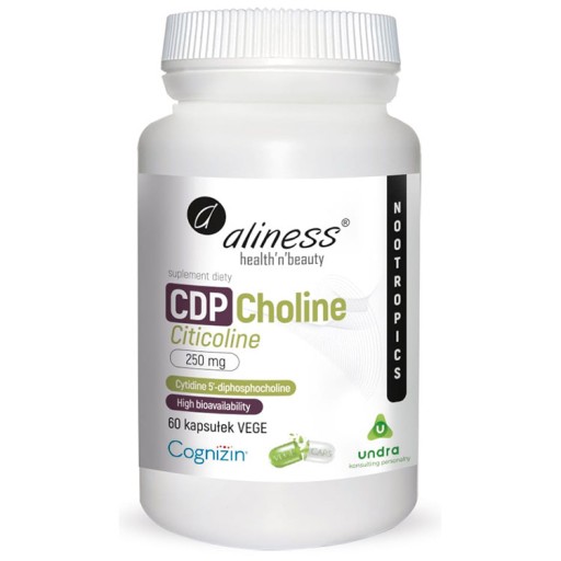 ALINESS CDP Choline CITICOLINE CYTYKOLINA pamieć koncentracja NOOTROPIK